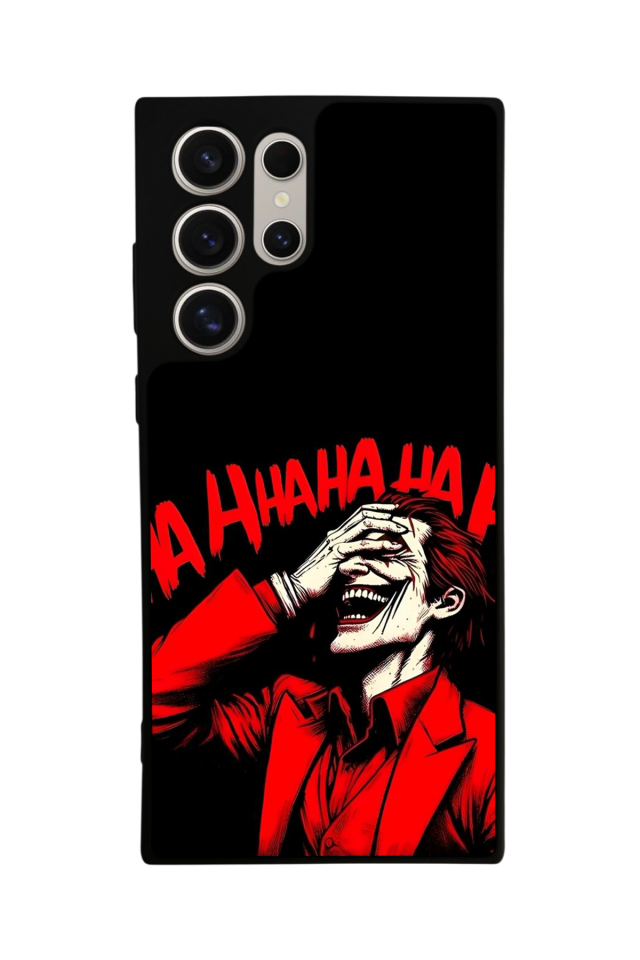 Samsung Galaxy S22 Ultra Uyumlu Joker Tasarımlı Glossy Premium Kılıf