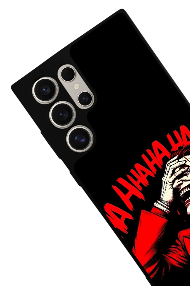 Samsung Galaxy S22 Ultra Uyumlu Joker Tasarımlı Glossy Premium Kılıf