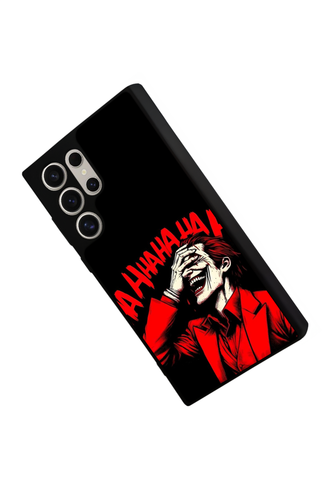 Samsung Galaxy S22 Ultra Uyumlu Joker Tasarımlı Glossy Premium Kılıf