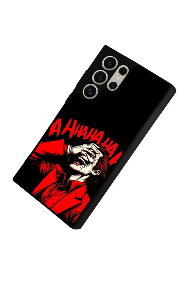 Samsung Galaxy S22 Ultra Uyumlu Joker Tasarımlı Glossy Premium Kılıf