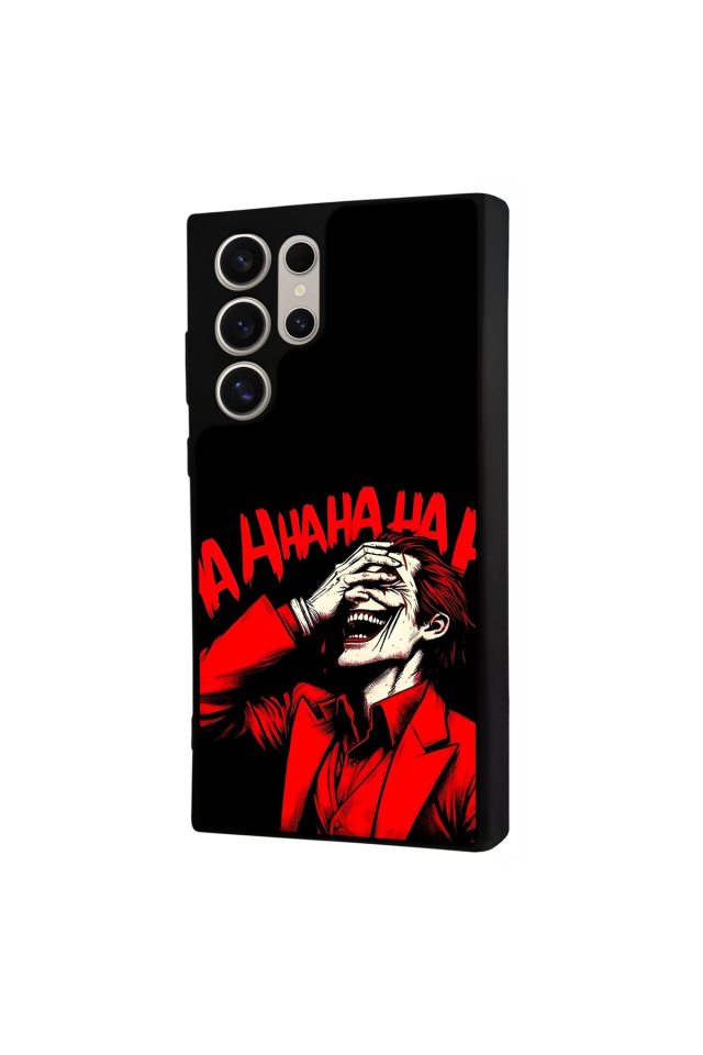 Samsung Galaxy S22 Ultra Uyumlu Joker Tasarımlı Glossy Premium Kılıf