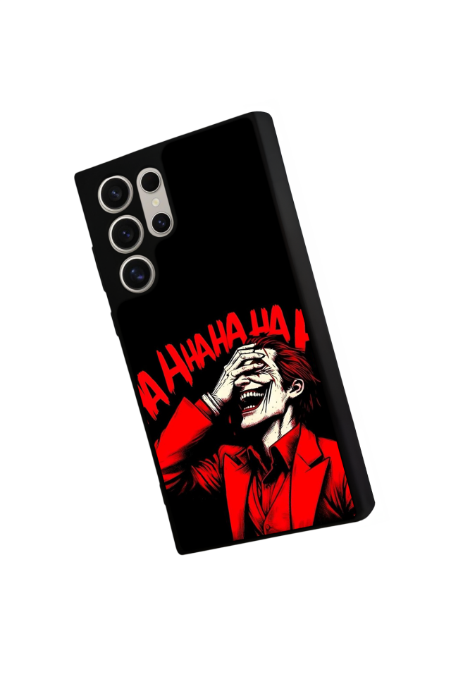 Samsung Galaxy S22 Ultra Uyumlu Joker Tasarımlı Glossy Premium Kılıf