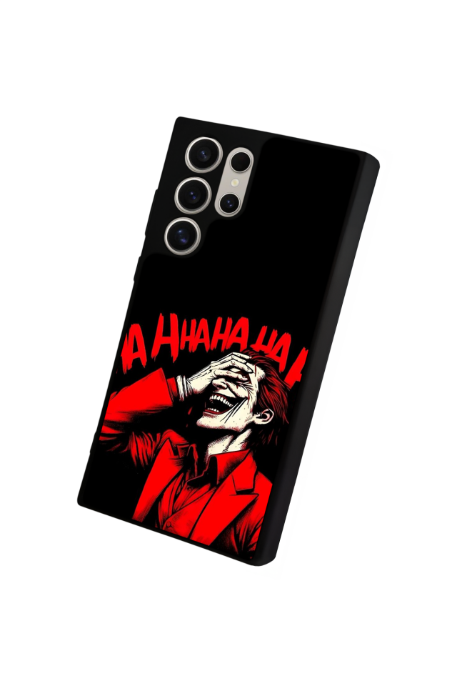 Samsung Galaxy S22 Ultra Uyumlu Joker Tasarımlı Glossy Premium Kılıf