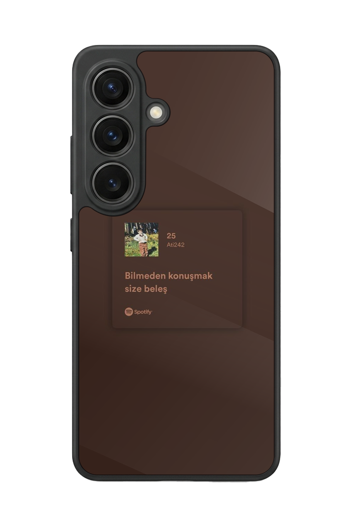 Samsung Galaxy S26 Uyumlu Sarki Sozleri Tasarımlı Glossy Premium Kılıf