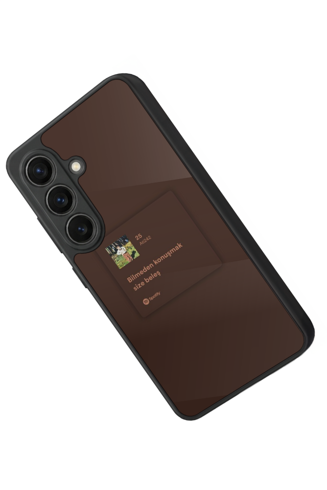 Samsung Galaxy S26 Uyumlu Sarki Sozleri Tasarımlı Glossy Premium Kılıf