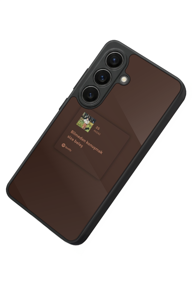 Samsung Galaxy S26 Uyumlu Sarki Sozleri Tasarımlı Glossy Premium Kılıf