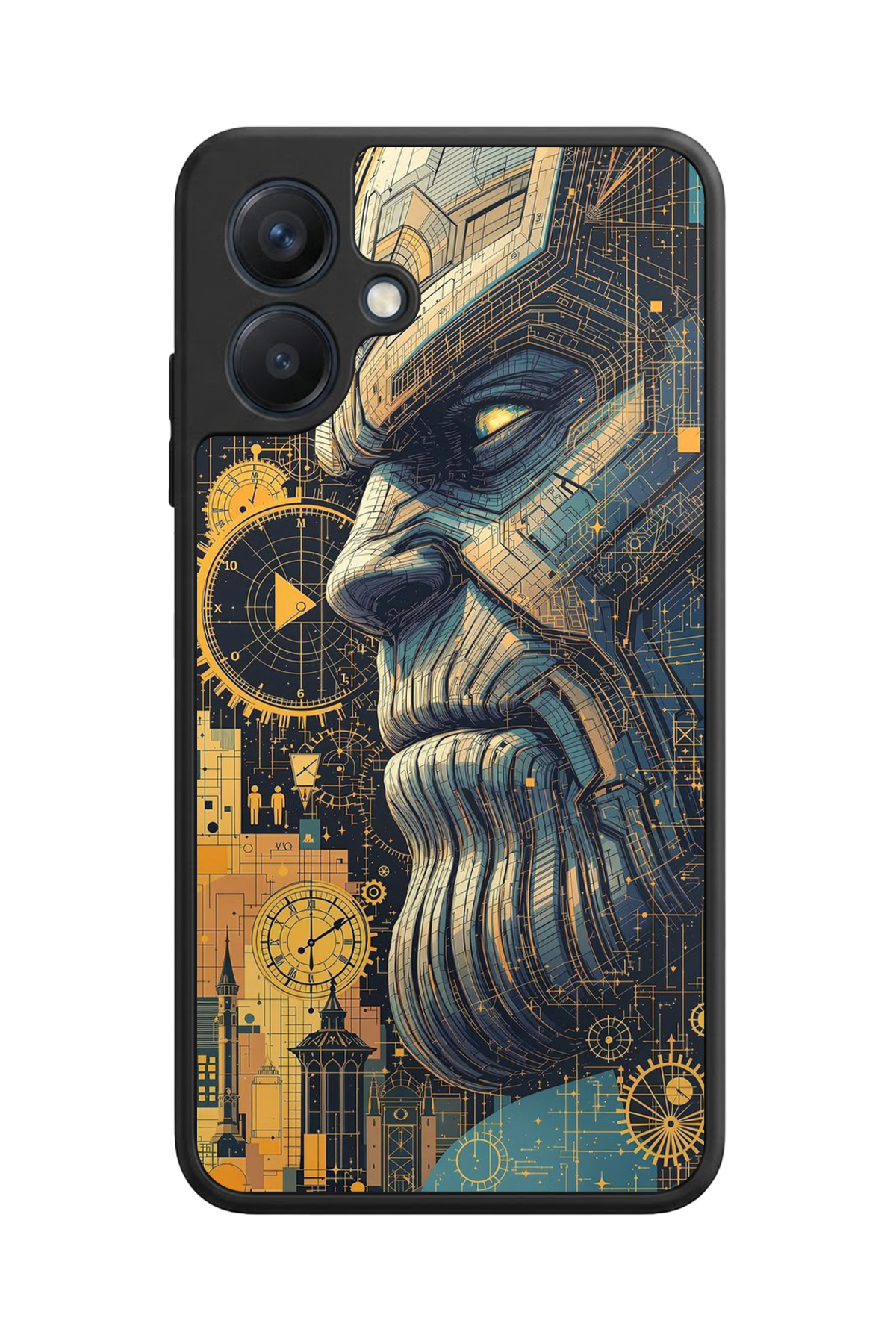 Samsung Galaxy A07 Uyumlu Thanos Tasarımlı Glossy Premium Kılıf