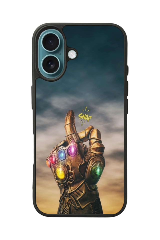 iPhone 16 Uyumlu Thanos Tasarımlı Glossy Premium Kılıf