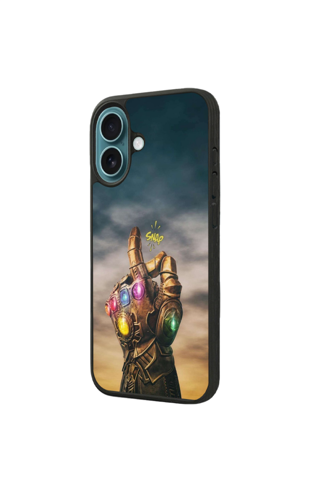 iPhone 16 Uyumlu Thanos Tasarımlı Glossy Premium Kılıf