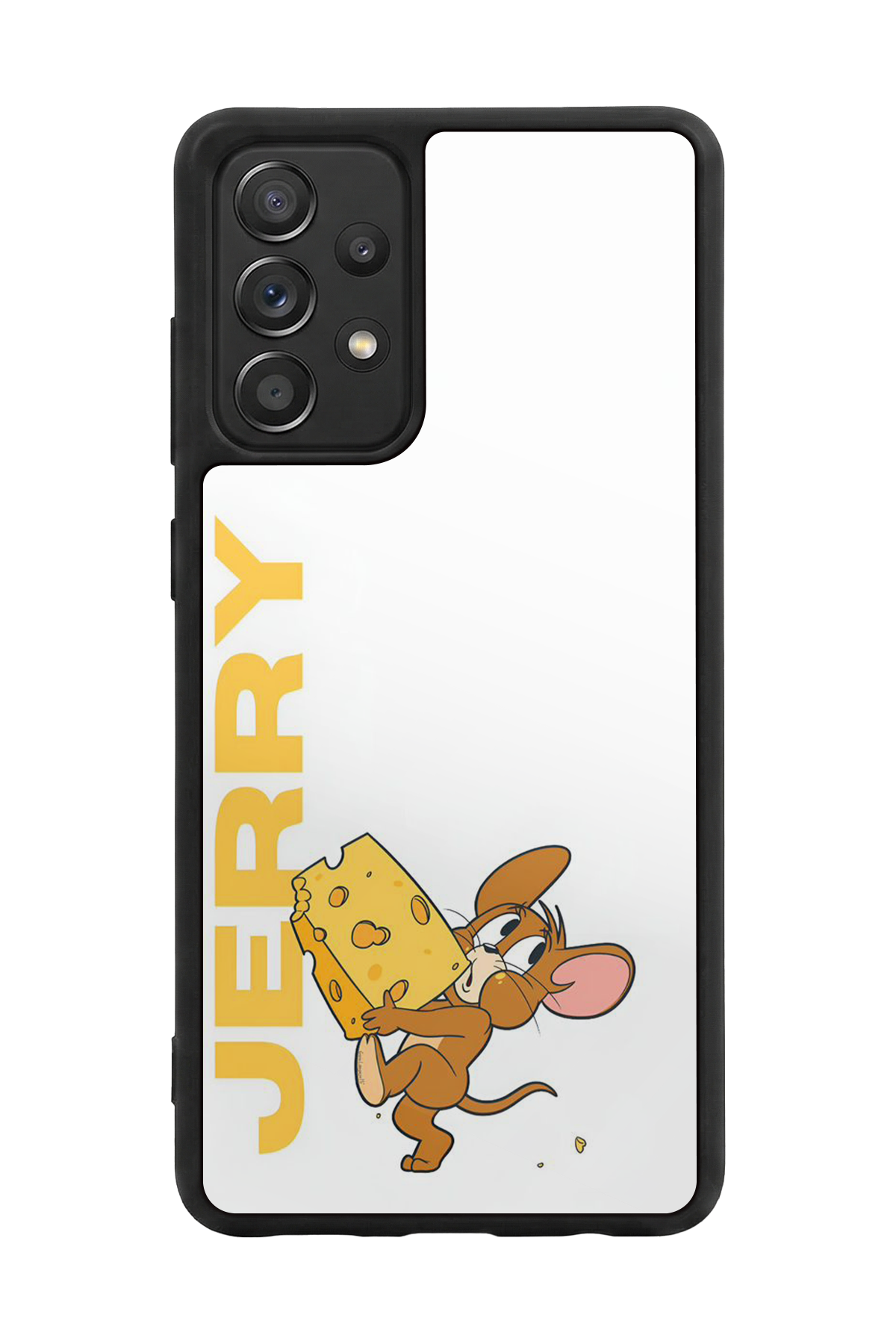 Samsung Galaxy A72 Uyumlu Tom And Jerry Tasarımlı Glossy Premium Kılıf