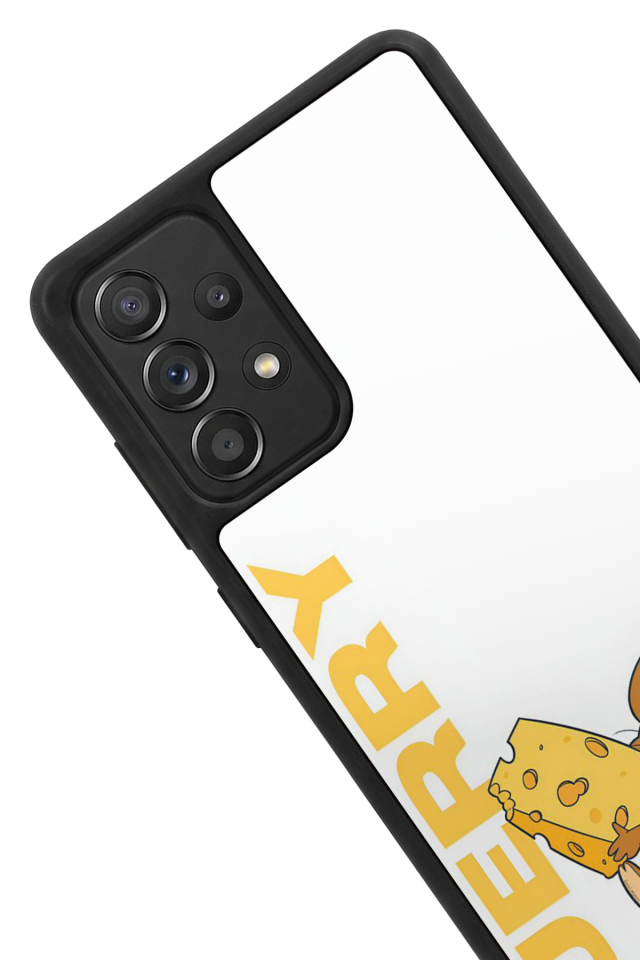 Samsung Galaxy A72 Uyumlu Tom And Jerry Tasarımlı Glossy Premium Kılıf