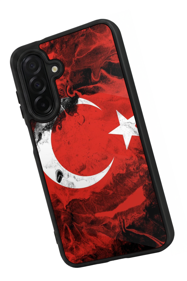 Samsung Galaxy A26 Uyumlu Türk Bayragi Tasarımlı Glossy Premium Kılıf