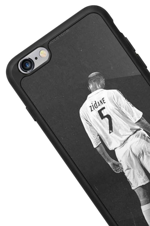 iPhone 6s Plus Uyumlu Zidane Tasarımlı Glossy Premium Kılıf