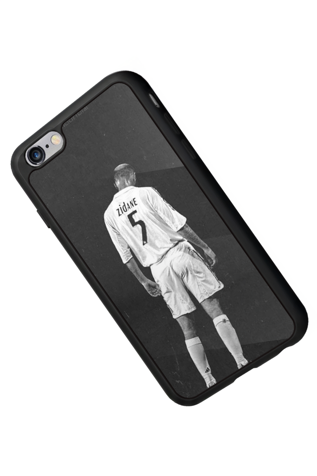iPhone 6s Plus Uyumlu Zidane Tasarımlı Glossy Premium Kılıf