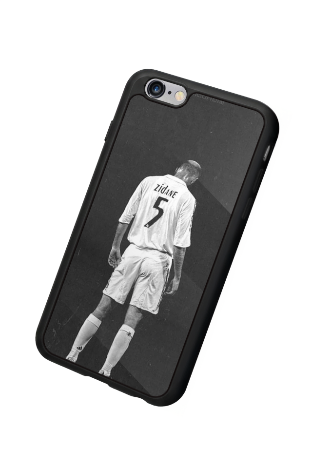 iPhone 6s Plus Uyumlu Zidane Tasarımlı Glossy Premium Kılıf