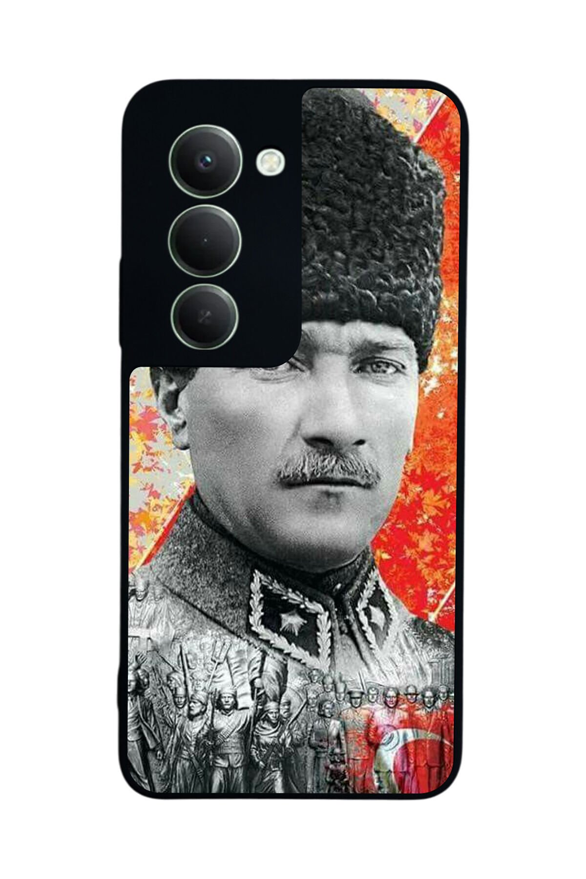 Xiaomi Redmi 15 5G Uyumlu Mustafa Kemal Ataturk Tasarımlı Glossy Premium Kılıf