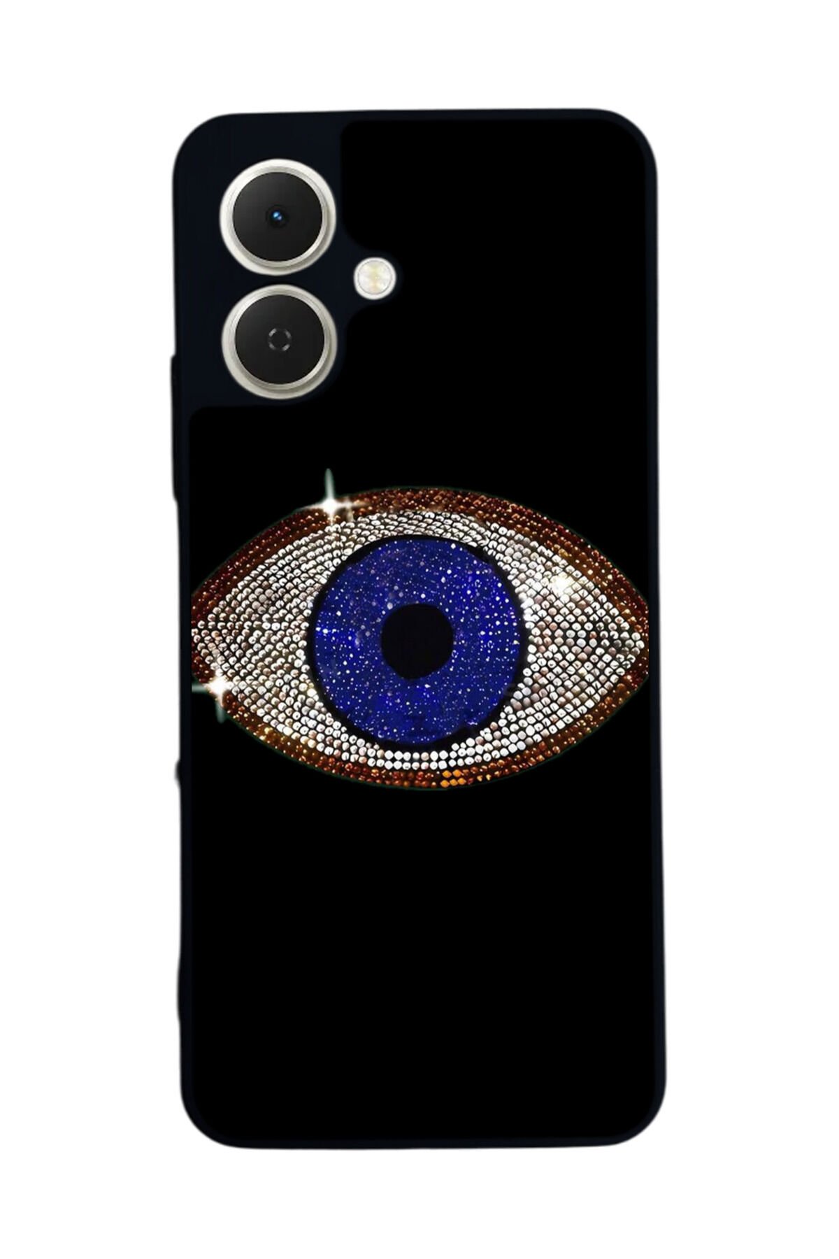Tecno Spark GO 2 Uyumlu Nazar Tasarımlı Glossy Premium Kılıf