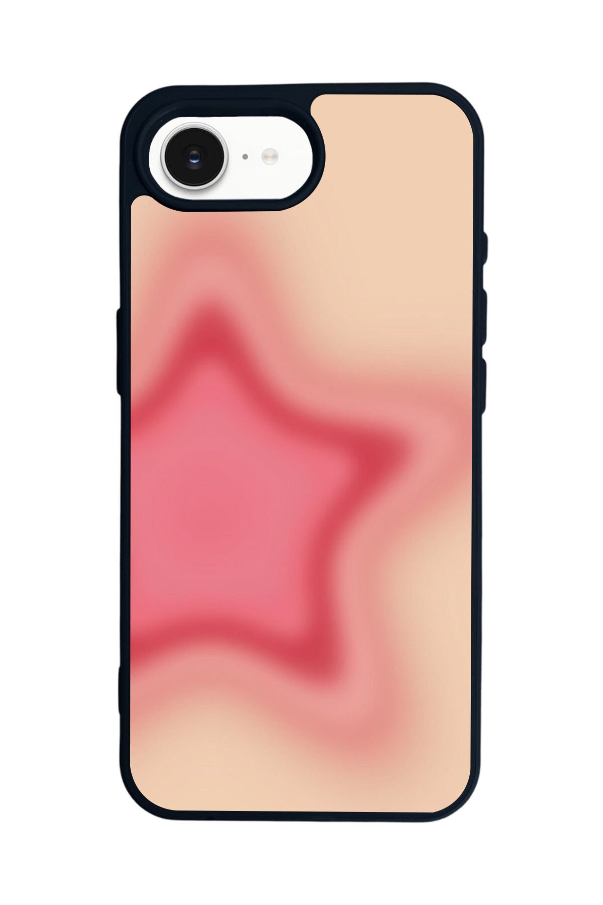 iPhone 16E Uyumlu Soft Degrade Tasarımlı Glossy Premium Kılıf