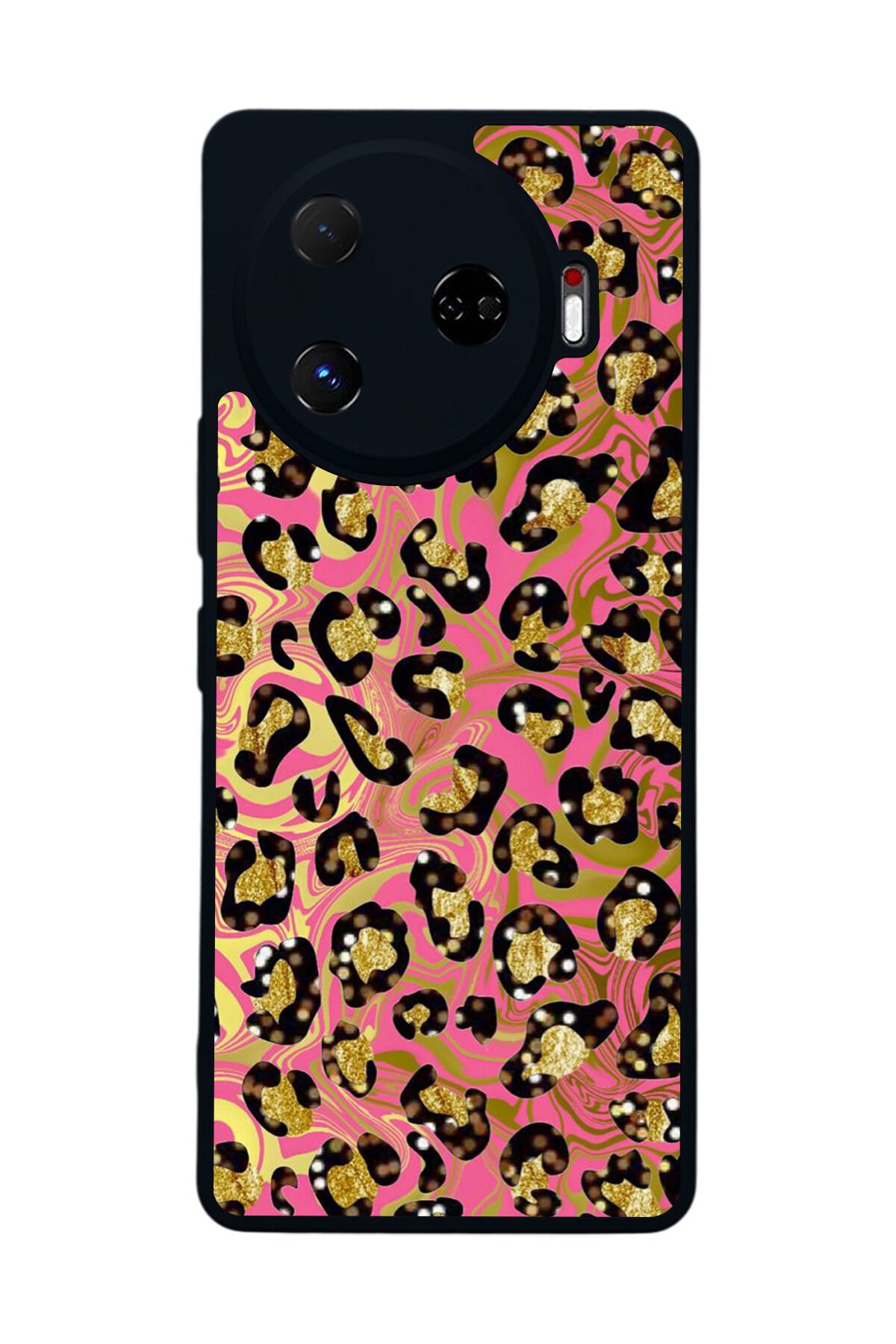 Tecno Camon 30 Pro Uyumlu Hologram Leopar Tasarımlı Glossy Premium Kılıf