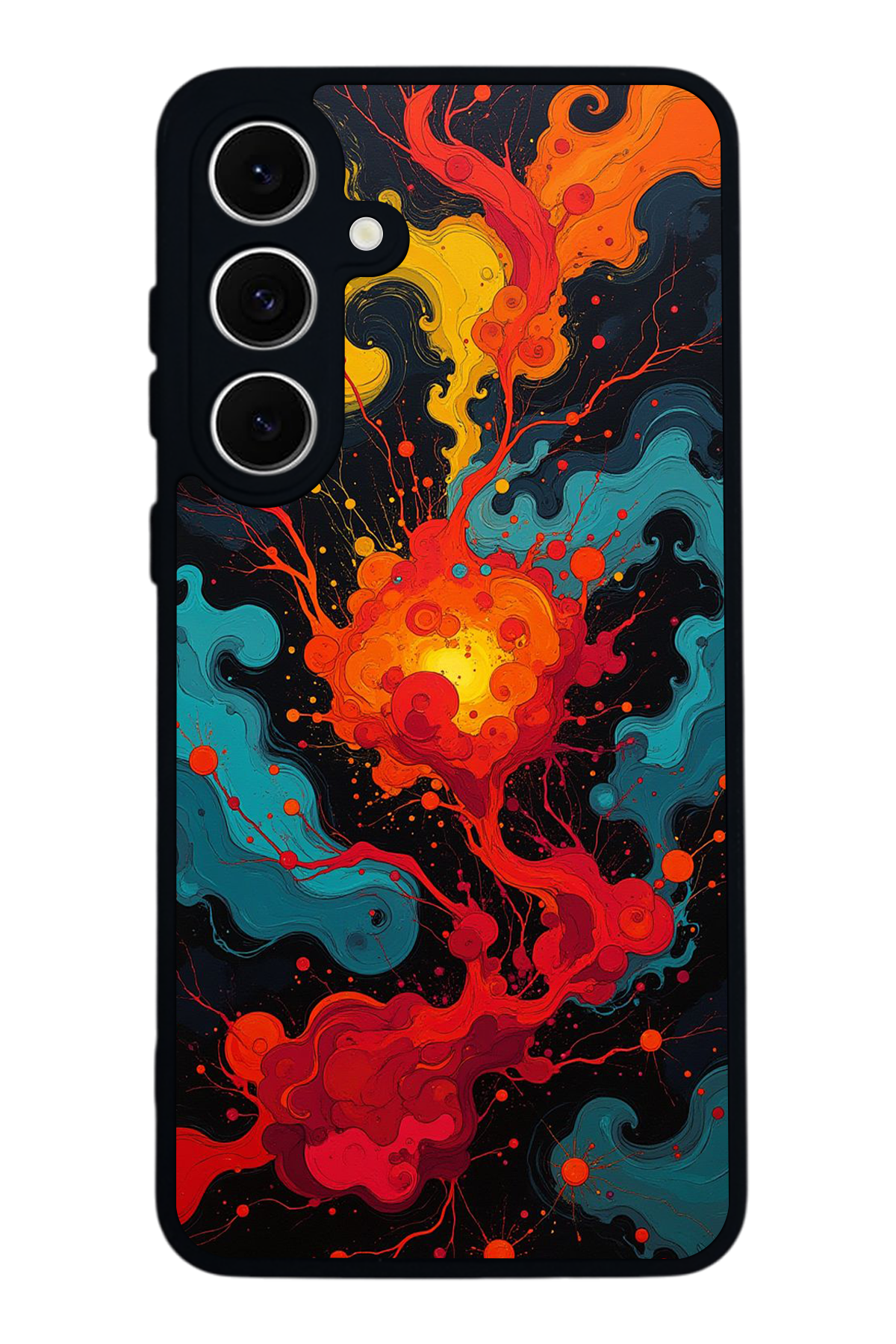 Samsung Galaxy A16 Uyumlu Abstract Tasarımlı Glossy Premium Kılıf