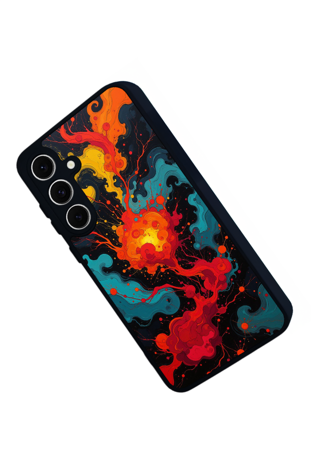 Samsung Galaxy A16 Uyumlu Abstract Tasarımlı Glossy Premium Kılıf