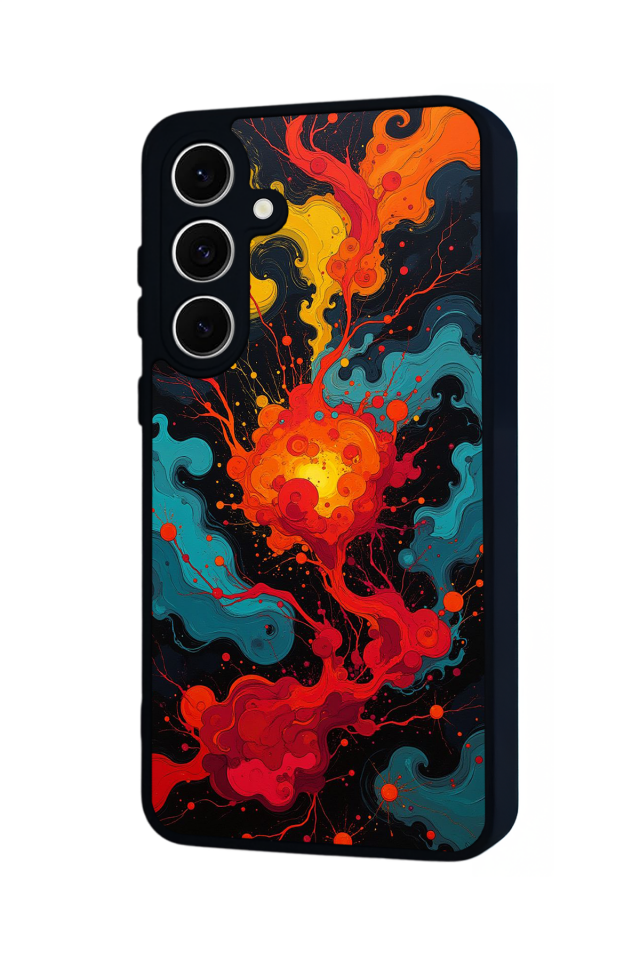 Samsung Galaxy A16 Uyumlu Abstract Tasarımlı Glossy Premium Kılıf