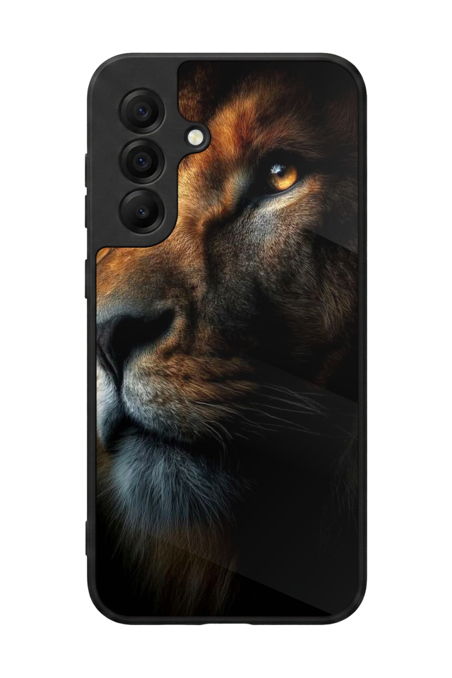 Samsung Galaxy A17 Uyumlu Aslan Tasarımlı Glossy Premium Kılıf
