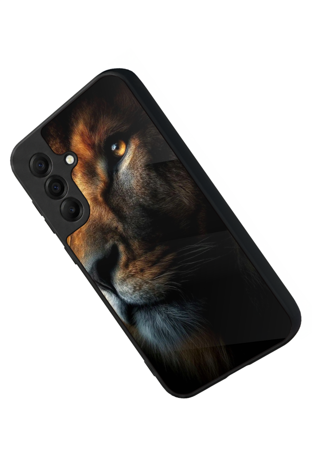 Samsung Galaxy A17 Uyumlu Aslan Tasarımlı Glossy Premium Kılıf