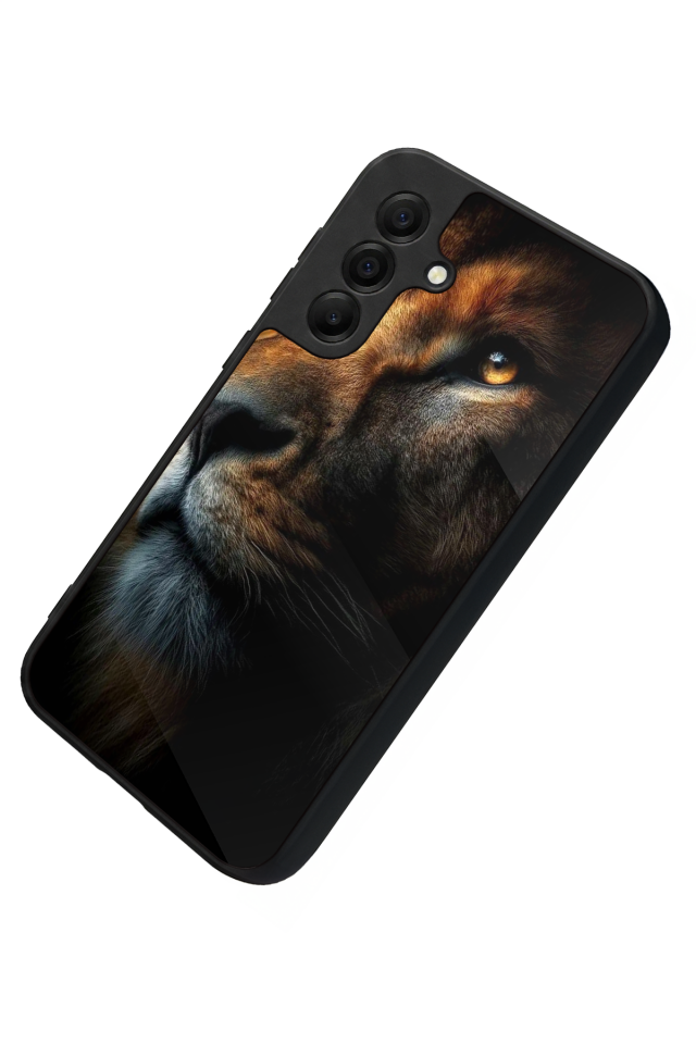 Samsung Galaxy A17 Uyumlu Aslan Tasarımlı Glossy Premium Kılıf