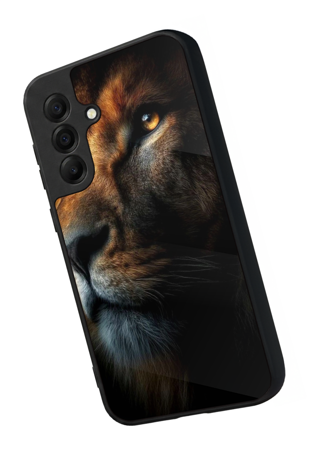 Samsung Galaxy A17 Uyumlu Aslan Tasarımlı Glossy Premium Kılıf