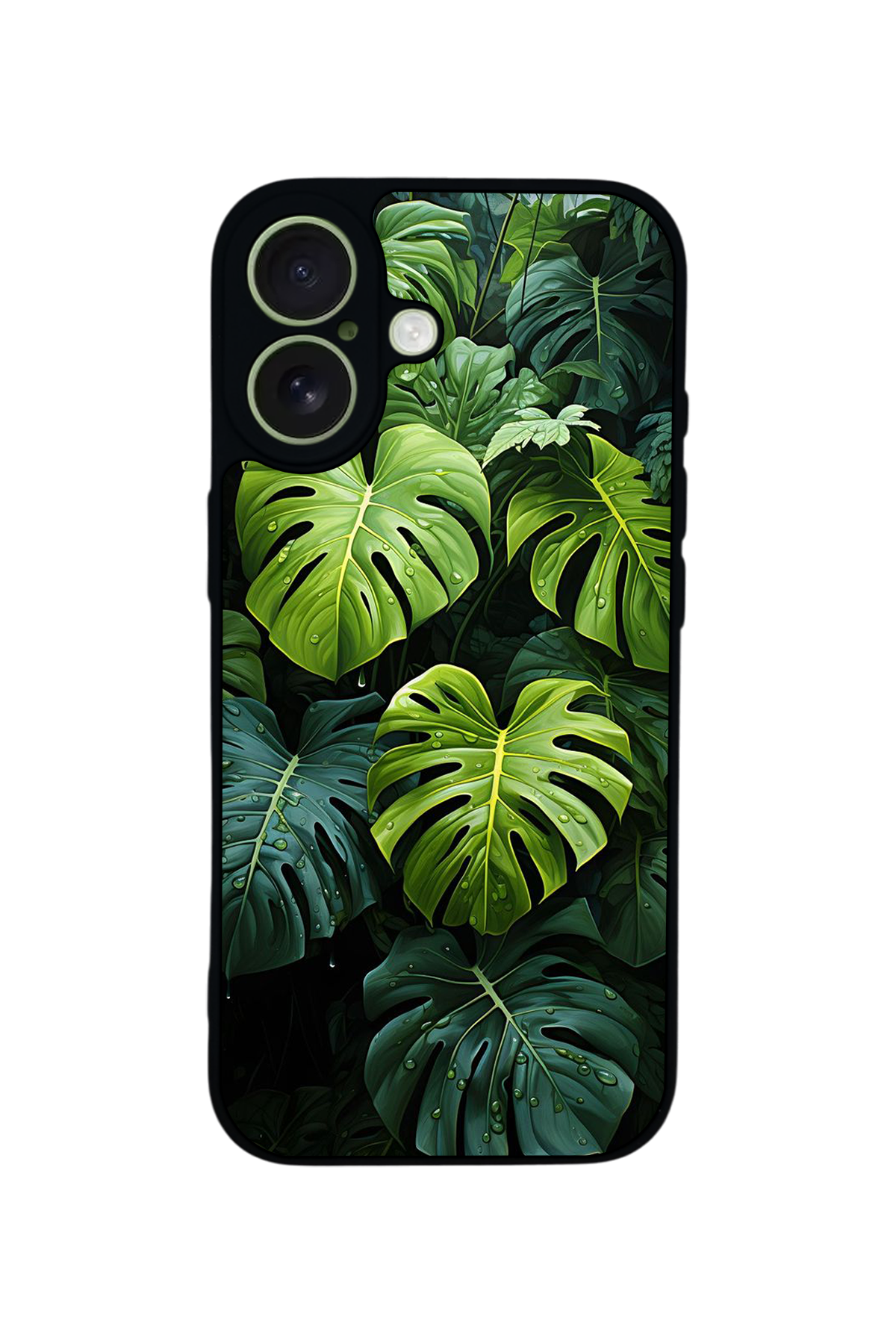 iPhone 17 Uyumlu Botanik Tasarımlı Glossy Premium Kılıf