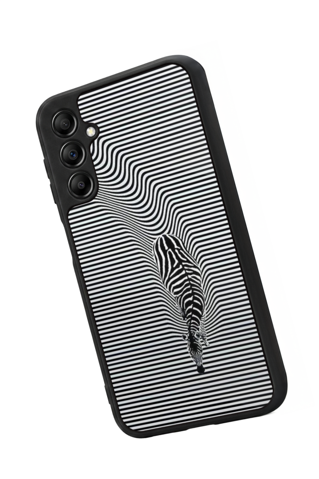 Samsung Galaxy A14 Uyumlu Çizgi Sanatı Tasarımlı Glossy Premium Kılıf