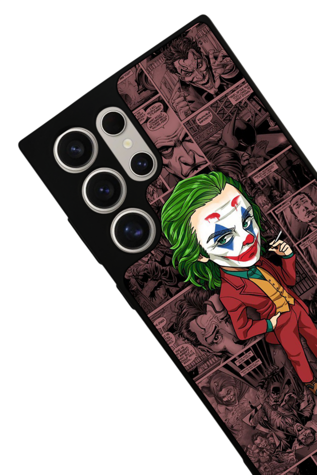 Samsung Galaxy S22 Ultra Uyumlu Joker Tasarımlı Glossy Premium Kılıf