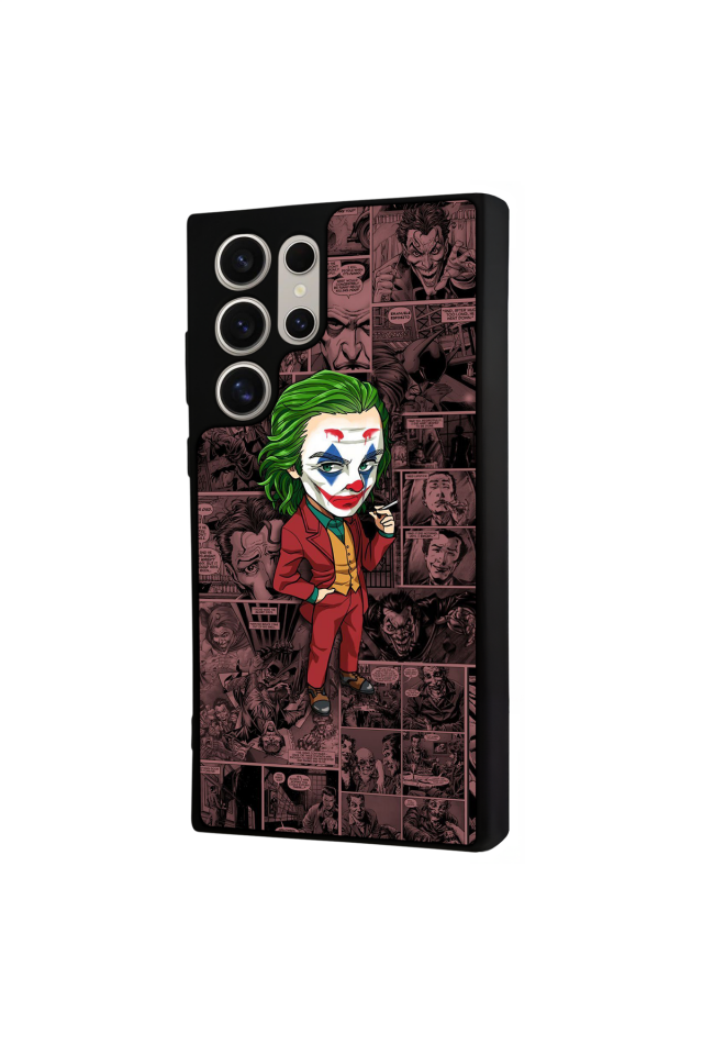 Samsung Galaxy S22 Ultra Uyumlu Joker Tasarımlı Glossy Premium Kılıf