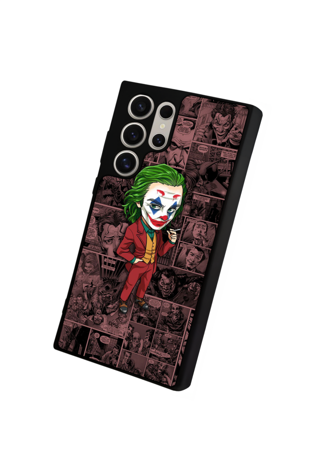 Samsung Galaxy S22 Ultra Uyumlu Joker Tasarımlı Glossy Premium Kılıf