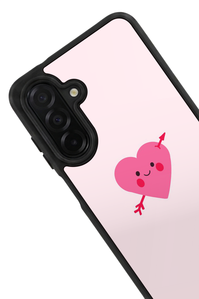 Samsung Galaxy A36 Uyumlu Kalp Love Tasarımlı Glossy Premium Kılıf