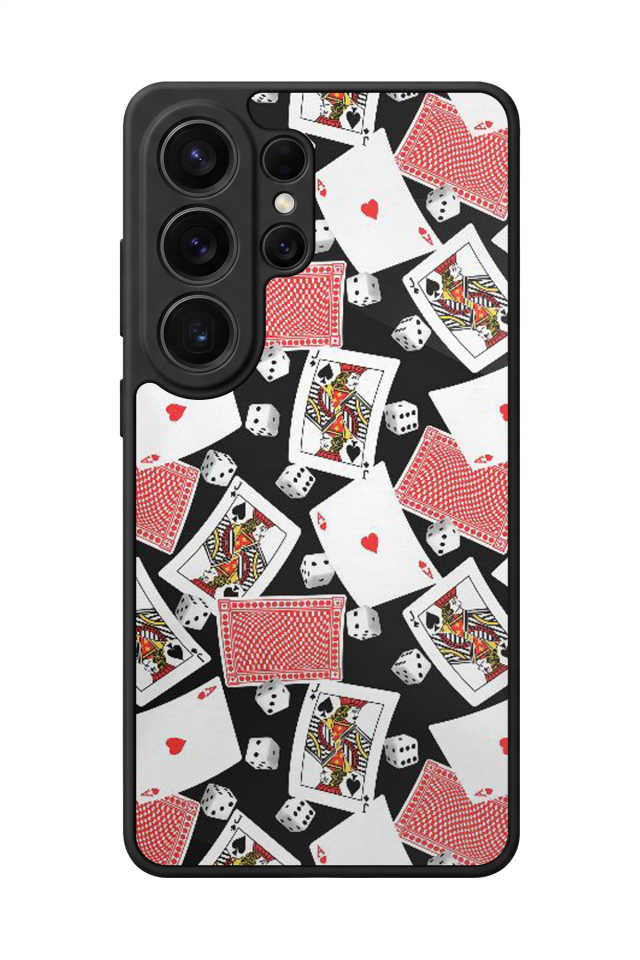 Samsung Galaxy S26 Ultra Uyumlu Kart Tasarımlı Glossy Premium Kılıf