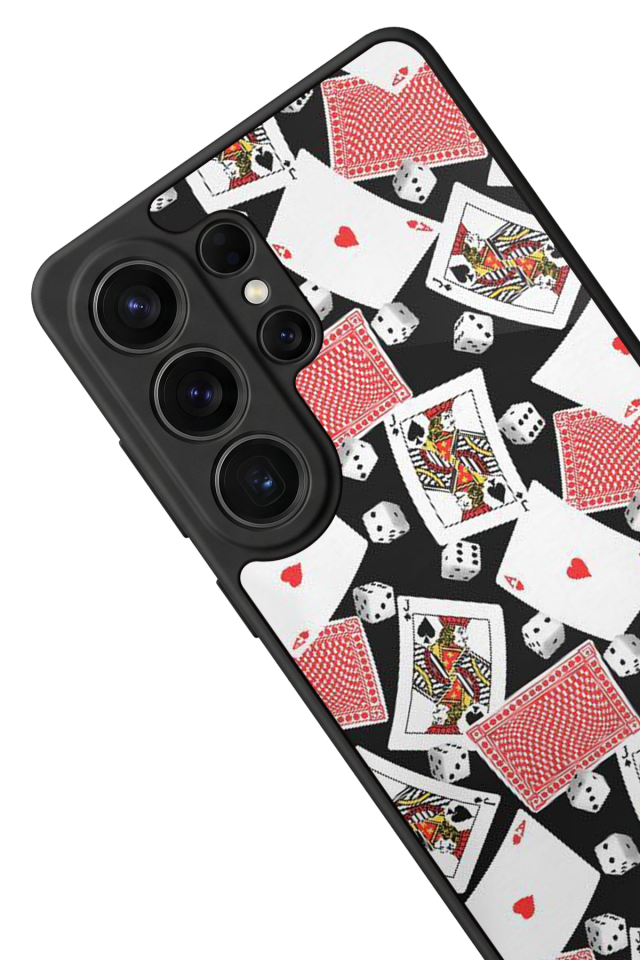 Samsung Galaxy S26 Ultra Uyumlu Kart Tasarımlı Glossy Premium Kılıf