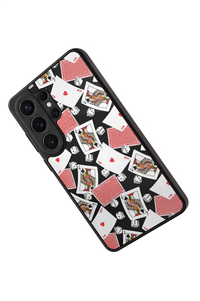Samsung Galaxy S26 Ultra Uyumlu Kart Tasarımlı Glossy Premium Kılıf