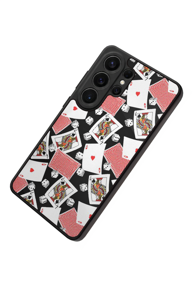 Samsung Galaxy S26 Ultra Uyumlu Kart Tasarımlı Glossy Premium Kılıf