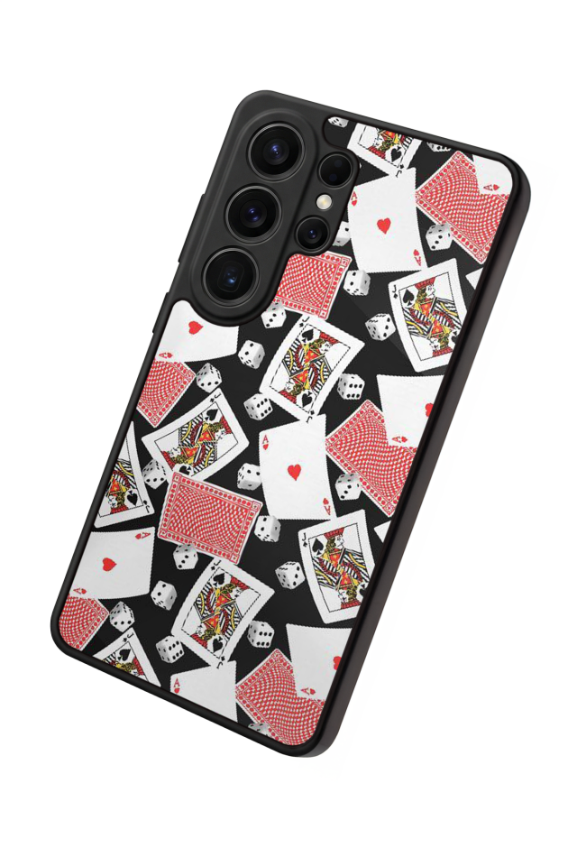 Samsung Galaxy S26 Ultra Uyumlu Kart Tasarımlı Glossy Premium Kılıf