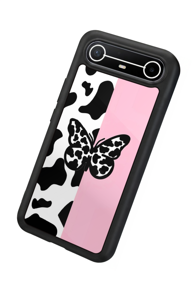 Tecno Spark Slim 5G Uyumlu Kelebek Tasarımlı Glossy Premium Kılıf