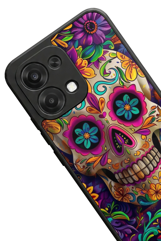 Oppo A6 Pro Uyumlu KuruKafa Tasarımlı Glossy Premium Kılıf