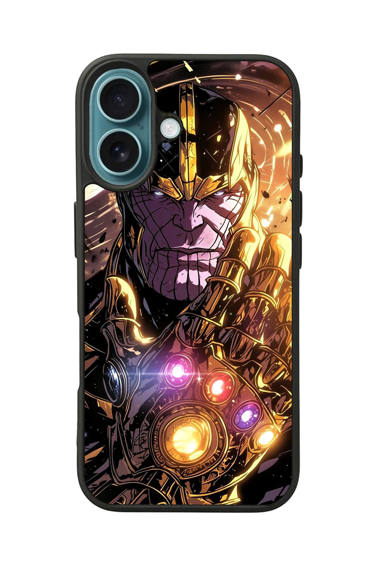 iPhone 16 Uyumlu Thanos Tasarımlı Glossy Premium Kılıf