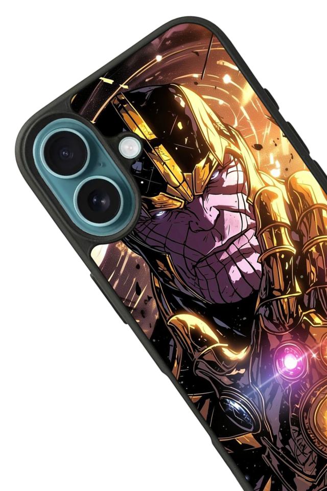 iPhone 16 Uyumlu Thanos Tasarımlı Glossy Premium Kılıf