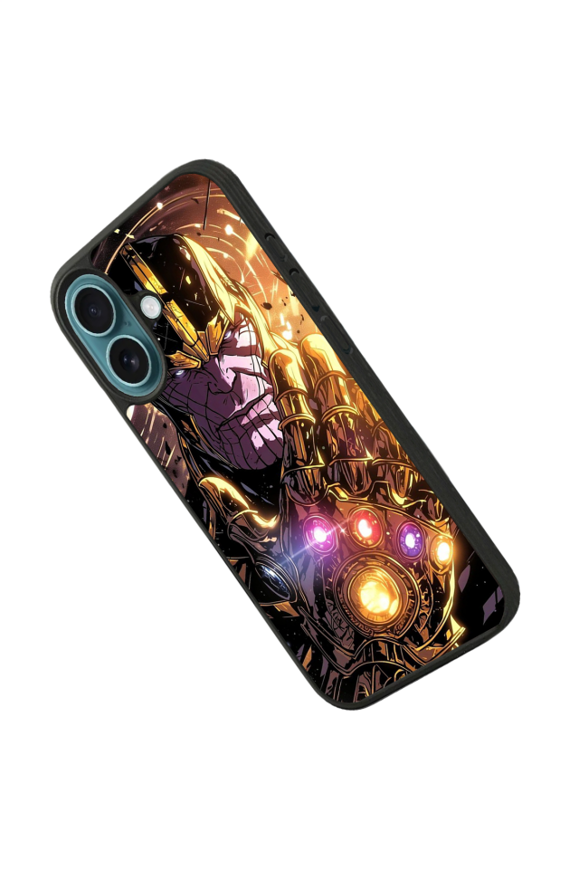 iPhone 16 Uyumlu Thanos Tasarımlı Glossy Premium Kılıf