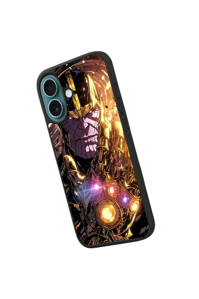 iPhone 16 Uyumlu Thanos Tasarımlı Glossy Premium Kılıf