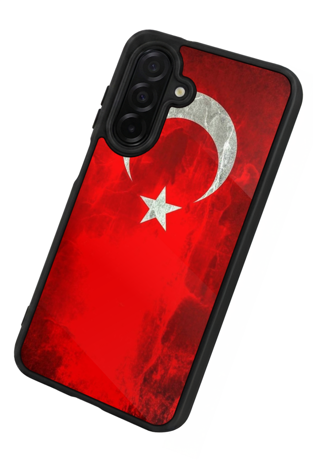 Samsung Galaxy A26 Uyumlu Türk Bayragi Tasarımlı Glossy Premium Kılıf