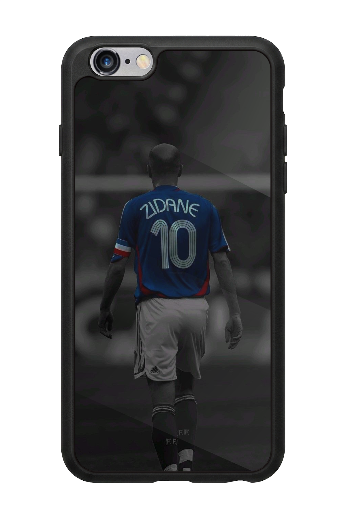 iPhone 6s Plus Uyumlu Zidane Tasarımlı Glossy Premium Kılıf