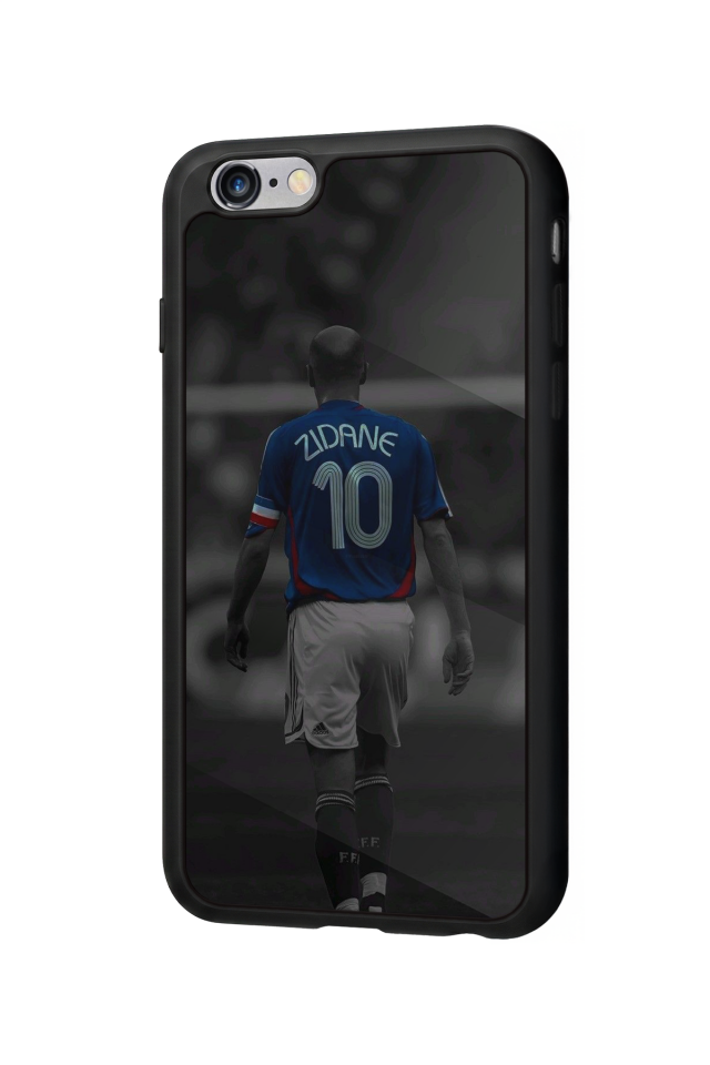 iPhone 6s Plus Uyumlu Zidane Tasarımlı Glossy Premium Kılıf